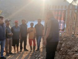 Cegah Tambang Ilegal, Sat Reskrim Polres Bima Kota Pasang Spanduk dan Imbau Penambang