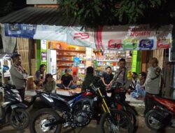 Jaga Kondusifitas dan Cipta Kondisi di Wilayah Hukumnya, Polsek Monta Pertebal Patroli KRYD Malam Hari