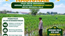 Polri Dukung Astacita, Polsek Semanding Polresta Tuban Turun Cek Tanaman jagung milik Warga di Desa Tegalagung