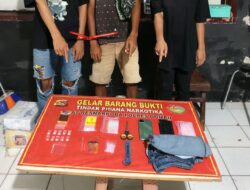 Satresnarkoba Polres Dompu Ungkap Peredaran Sabu di Tekasire, Tiga Terduga Pelaku Diamankan