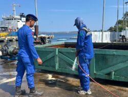 Sat Polairud Polres Dompu Hadir Layani dan Jaga Kamtibmas Masyarakat Pesisir