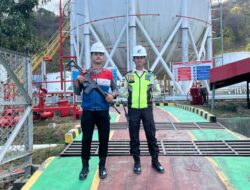 Sat Samapta Polres Bima Kota Tingkatkan Pengamanan Objek Vital Pertamina Integrated Terminal Bima