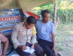 Bhabinkamtibmas Polsek Kilo Dorong Warga Manfaatkan Pekarangan untuk Ketahanan Pangan