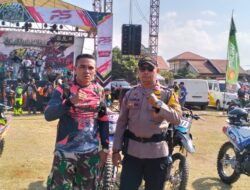 Bhabinkamtibmas Polsek Manggelewa Amankan Event MMT dan Terabas se-NTB, Imbau Peserta Utamakan Keselamatan