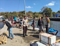 Cegah Gangguan 3C dan Pantau Obyek Vital, Polsek Labuhan Badas Gelar Patroli Rutin di Terminal Sumer Payung hingga Dermaga Goa