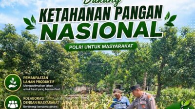 Polri Dukung Astacita, Polsek Rengel Polresta Tuban Turun Cek Tanaman Jagung Warga di Desa Rengel