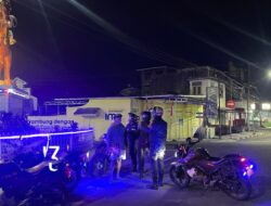 Cegah Gangguan Kamtibmas Dini Hari, Sat Samapta Polres Sumbawa Gencarkan Patroli Blue Light di Simpang Perikanan