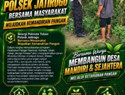 Kawal Swasembada Pangan, Polsek Jatirogo Pantau Langsung Tanaman Jagung di Dingil