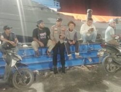 Patroli Blue Light Cipkon Polsek Kawasan Pelabuhan Laut Bima, Wujudkan Situasi Aman dan Kondusif