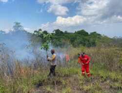 Cegah Perambantan Hutan dan Perburuan Liar, Polsek Tambora Gelar Patroli Gabungan di Kawasan Balai Taman Nasional Tambora