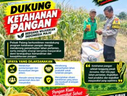 Dukung Astacita, Polsek Palang Polresta Tuban Pantau Langsung Lahan Jagung milik warga Desa Sumurgung