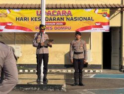 Hari Kesadaran Nasional, Waka Polres Dompu Tekankan Disiplin dan Profesionalisme Personel