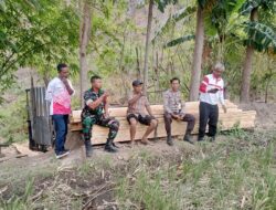 Bhabinkamtibmas Malaju Lakukan Problem Solving, Bantu Petani Atasi Kendala Aliran Air Irigasi