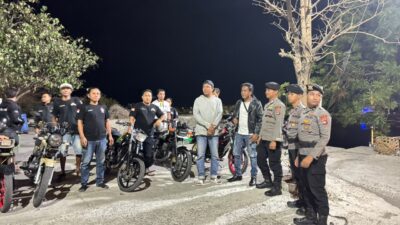 Sat Samapta Polres Bima Kota dan BKO Polda NTB Patroli Malam, Antisipasi Balap Liar dan Knalpot Brong