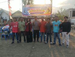 Kapolsek Belo Pimpin Pengamanan Turnamen Semi Futsal dan Volly Ball di Desa Roka