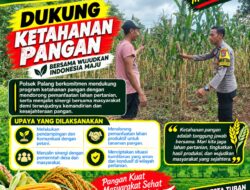 Dukung Astacita, Polsek Palang Polresta Tuban Pantau Langsung Lahan Jagung milik warga Desa Dawung