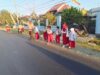 Berikan Rasa Aman di Pagi Hari, Polsek Utan Gelar Strong Point dan Pengaturan Lalu Lintas di Sekolah