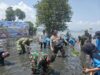 Sinergi TNI-Polri dan Pelajar Tanam Mangrove Serentak di Pulau Kaung, Cegah Abrasi Pesisir Pantai