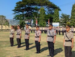 Polres Sumbawa Barat Gelar Upacara Sertijab PJU dan Kapolsek Jajaran, Kapolres Tekankan Pelayanan Profesional dan Pemeliharaan Kamtibmas