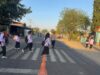 Hadir Berikan Rasa Aman di Pagi Hari, Polsek Utan Laksanakan Strong Point di Depan SMPN 1 Utan