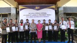 Kapolres Sumbawa Barat Berikan Reward kepada Personel Peraih Medali Porprov NTB