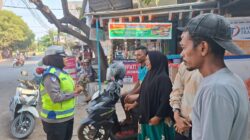 Sat Lantas Polres Bima Kota Sosialisasikan Keselamatan Berlalu Lintas kepada Masyarakat