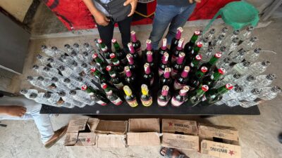 Jelang Pilkades 2026, Polsek Sape Sita 80 Botol Miras dari Arak hingga Anggur Kolesom
