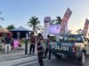Polsek Kawasan Mandalika Gelar Patroli Sore di Depan Green Gate Sirkuit