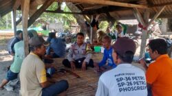 Bhabinkamtibmas Desa Gunung Malang Sambangi Warga, Sampaikan Himbauan Kamtibmas