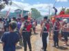 Patroli di Tepas, Sat Samapta Polres Sumbawa Barat Sigap Bantu Evakuasi dan Padamkan Kebakaran Rumah Warga
