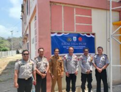 Sat Binmas Polres Sumbawa Barat Nilai Lomba Tiga Pilar di Desa Tongo