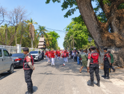 Kawal Peringatan Hari Santri Nasional 2026, Sat Samapta Polres Sumbawa Amankan Upacara dan Pawai di Lapangan Pahlawan