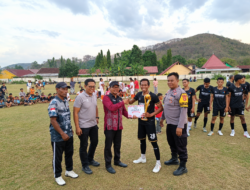 Laga Final Mini Soccer Alas Cup 2026 Sukses Digelar, Polsek Alas Amankan Pertandingan Hingga Usai
