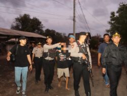 Polres Lombok Timur Gelar Operasi Gabungan Sarang Narkoba di Keruak, Dua Terduga Pelaku Diamankan