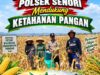 Polisi RW Polsek Senori Polresta Tuban Turun ke Ladang, Bantu Warga Desa Medalem Panen Jagung