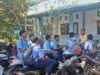 “Membentuk Karakter dan Disiplin” Melalui Program Police go to school, BKTM Polsubsektor Palibelo Sambangi SMKN 10 Bima