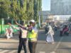 Rawan Pagi, Unit Lantas Polsek Rasanae Barat Berikan Pelayanan kepada Pengguna Jalan