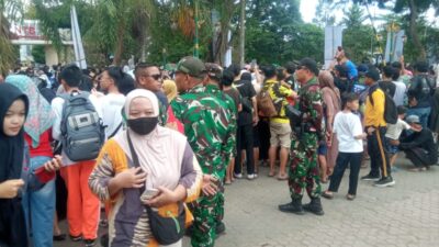 TNI Hadir Jaga Meriahnya Parade MotoGP di Mataram