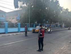 BKO Polda NTB Bersama Sat Samapta Polres Bima Kota Gelar Rawan Pagi, Lancarkan Arus Lalu Lintas