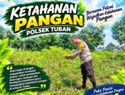 Bhabinkamtibmas Polsek Tuban Aktif Dukung Ketahanan Pangan Nasional