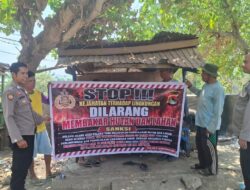 Mencegah terjadinya Karhutla, Polsek Soromandi secara rutin melaksanakan sosialisasi pencegahan secara langsung