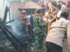 Kebakaran Hanguskan Tiga Rumah di Bakajaya, Polsek Woja Bersama Damkar dan Brimob Lakukan Pemadaman