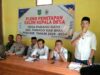 Personel Gabungan Polsek Parado dan Polres Bima Kabupaten sukses amankan rapat pleno penetapan calon kades di wilayah Kecamatan Parado
