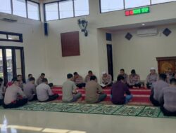 Polres Bima Kota Gelar Binrohtal Rutin, Perkuat Keimanan dan Integritas Personel