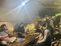 Cegah Gangguan Kamtibmas, Sat Samapta Polres Bima Kota Gelar Patroli Dialogis Dini Hari
