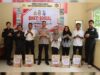 HUMAS POLRES DOMPU SALURKAN BANTUAN SEMBAKO KEPADA MASYARAKAT