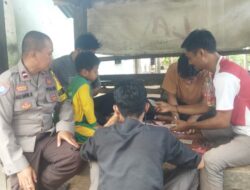 Bhabinkamtibmas Kampasi Meci Ajak Warga Cegah Kebakaran Hutan dan Manfaatkan Pekarangan untuk Ketahanan Pangan