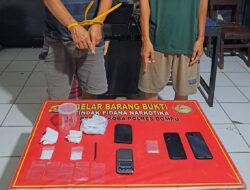 Satresnarkoba Polres Dompu Tangkap Dua Terduga Pelaku Narkotika di Lingkungan Bali Barat, Sabu 23,04 Gram Diamankan