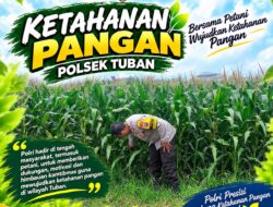 Polsek Tuban Dukung Ketahanan Pangan Nasional Melalui Pemantauan Lahan Jagung
