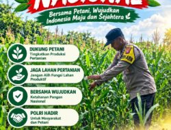 Polri dukung progam Astacita, Polsek Jatirogo Polresta Tuban Turun Cek Tanaman jagung Warga di Desa Ketodan